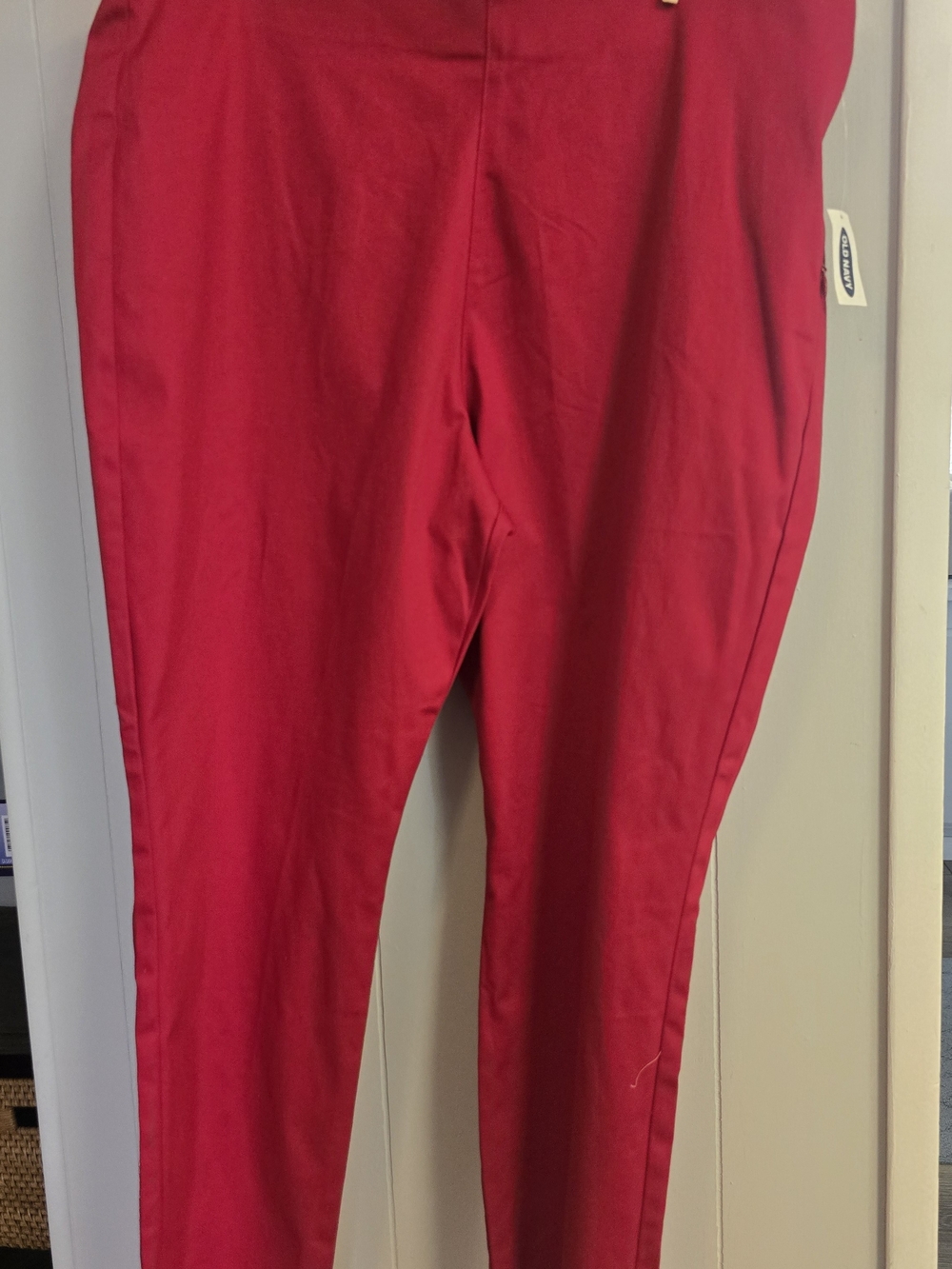 Old Navy Bright Red Women's Elastic Waist Pants